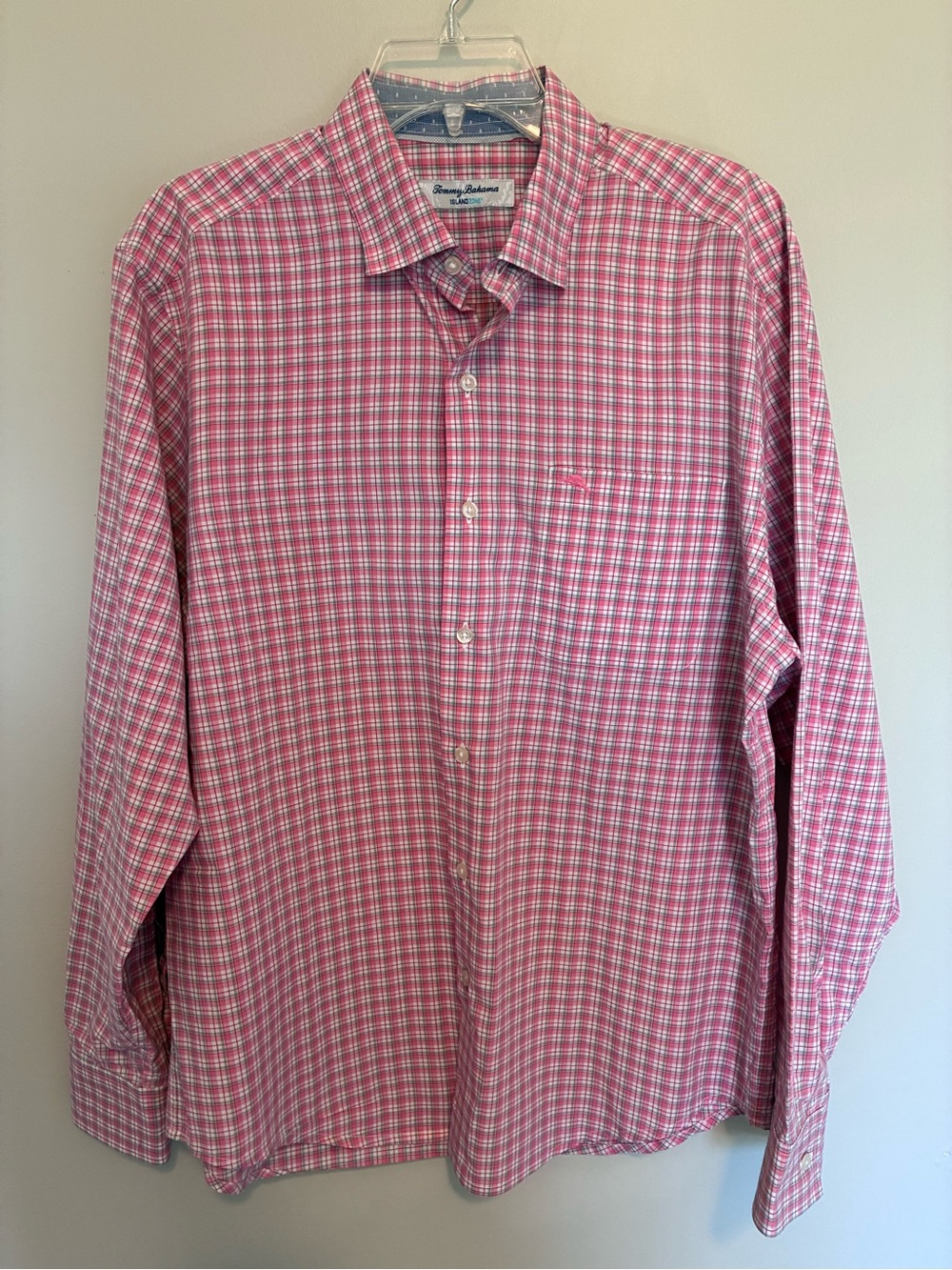 Tommy Bahama Men's Island Zone Plaid Long-Sleeve Button-Down Shirt